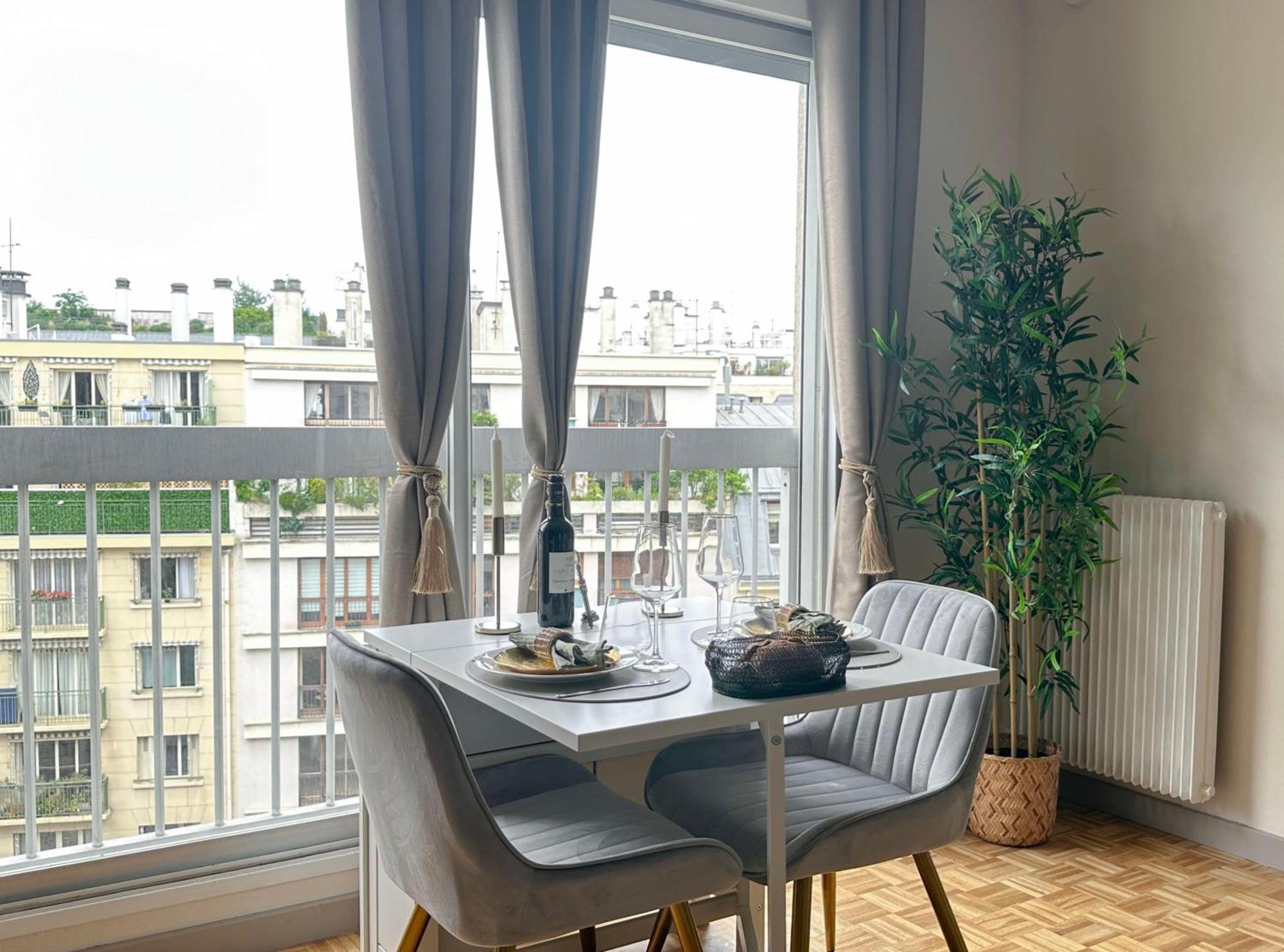 Brand-New Studio With Eiffel Tower View 巴黎 外观 照片