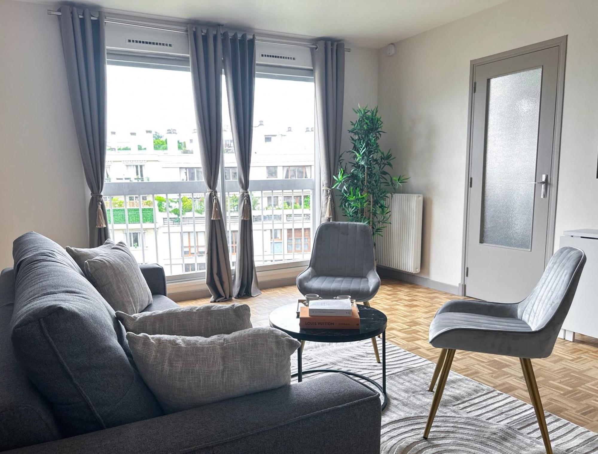 Brand-New Studio With Eiffel Tower View 巴黎 外观 照片